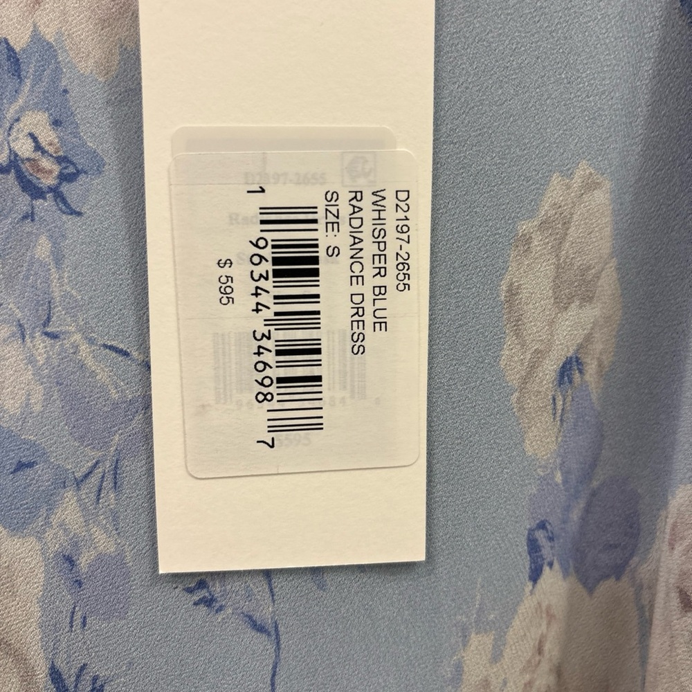 LoveShackFancy Blue Floral Maxi Dress - Picture 2 of 3